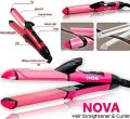 Nova 2 in 1 Hair Curler & Straightener Set. 