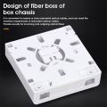 2 Ports FTTH Fiber Optic Termination Box 2 channels fiber socket 2 core splitter. 