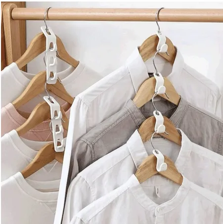 4Pcs/Set%20Hanger%20Connection%20Clothes%20Hook%20Multifunctional%20Hanger%20Storage%20Hook%20Household%20Cabinets%20Folding%20Storage%20Holder%20Behind%20The%20Door%20-%20Image%205