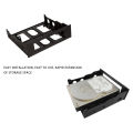 Hard Drive Mounting Bracket-1 x 3.5 inch to 5.25 inch Drive Bay Computer Case Mounting Bracket
1 pack x screws-Black. 