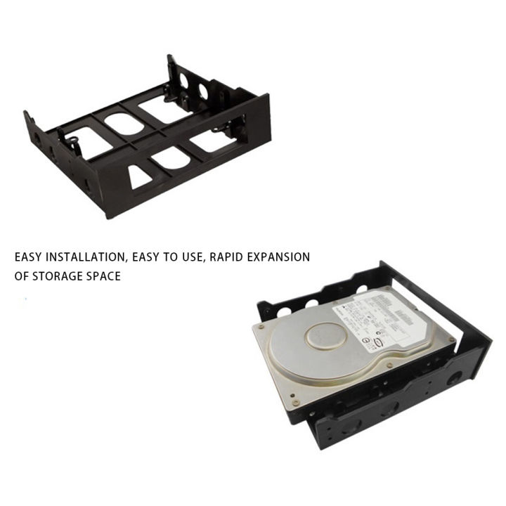 Hard%20Drive%20Mounting%20Bracket-1%20x%203.5%20inch%20to%205.25%20inch%20Drive%20Bay%20Computer%20Case%20Mounting%20Bracket%0D%0A1%20pack%20x%20screws-Black%20-%20Image%205