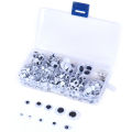 Self-adhesive mixed eyes for toys doll googly wiggly eyes diy accessories. 