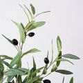 4 Fork Artificial Olive Branch Plastic Elegant Olive Tree 95cm Handmade Simulated Olive Leaf Living Room Desktop. 