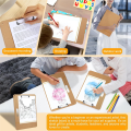 A3 Drawing Board, 46x36cm Portable Art Clipboard with Sturdy Clip. 