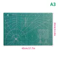 A3 Self Healing Cutting Mat Double-sided Non-slip PVC Cutting Board with Grid Lines Angles Design 3mm Thickness for Scrapbooking Art & Craft Projects. 