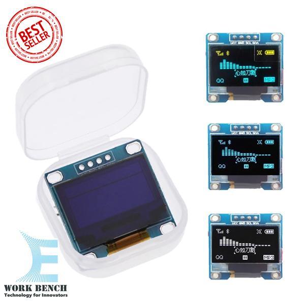 0.96 inch IIC Serial Yellow Blue OLED Display Module 128X64 I2C SSD1306 12864 LCD Screen Board GND VCC SCL SDA 0.96" for Arduino