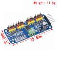 16-Channel 12-bit PWM Servo Driver - I2C interface - PCA9685 for Arduino Raspberry Pi DIY Servo Shield Module servo shield. 