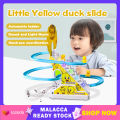 Tiktok Electric Duck Track Slide Toys Climbing Stairs DIY Rail Racing Music Educational Toy Kids Children Gift Funny Duck Toy 鸭子爬楼梯玩具 | Cute Baby. 