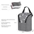 Insulated Bottle Bag Large Capacity Portable Breast Milk Cooler Bag Reusable Baby Bottle Tote Bag For Up To 2 Large 9 Oz Bottles. 