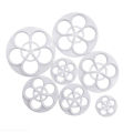7 Pcs Peony Petal Flower Cake Cutters Set Fondant Biscuits Cutter Decorating Mold Gum Paste Tool Rose Cutter Fondant Cake Tools. 