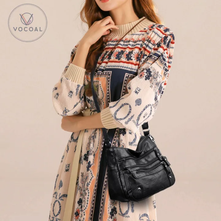 Vocoal%20Crossbody%20Shoulder%20Bag%20Soft%20Leather%20Bag%20Female%20Fashion%20Simple%20European%20American%20Trend%20Retro%20Multi-pocket%20Large%20Capacity%20Water%20Resistant%20Sling%20Bag%20-%20Image%209