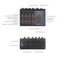Professional Sound Mixer Karaoke Mixer 8 Channel Studio Audio Dj Mixing Console Amplifier Digital Mini Microphone Sound. 