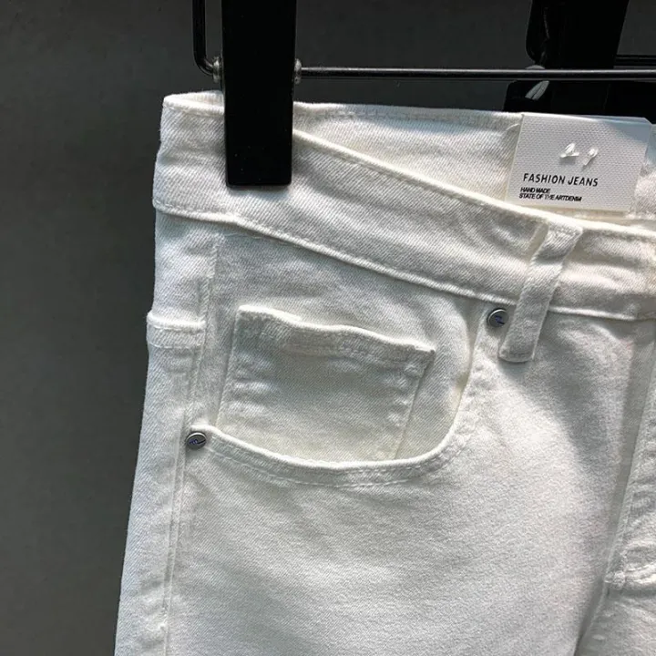 Fashion%20Brand%20Summer%20Thin%20White%20Denim%20Shorts%20Men's%20Slim%20Fit%20Korean%20Style%20All-Matching%20Trendy%20Fifth%20Pants%20Solid%20Color%20Black%20Middle%20Pants%20-%20Image%204