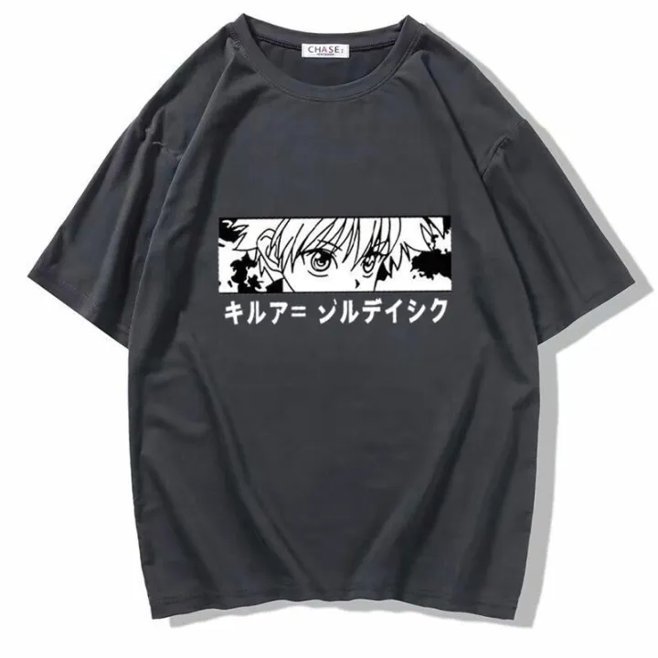 Summer%20Short%20Sleeve%20Anime%20Full%20Time%20Hunter%20Loose%20Casual%20Print%20SportsTT-shirt%20round%20Neck%20Couple%20Men's%20Couple%20T-shirt%20-%20Image%203