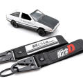 Jdm Keyring Tags Initial D Fujiwara Tofu Shop Nylon Key Tags Keychain Auto Key Steel Spring Clip Lanyard Motorcycle Accessories. 