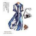 Export ] Foreign Trade Law Order in Stock Temperament [ Satin Fashion Wall Big Brand YS015 Dress Original Order. 