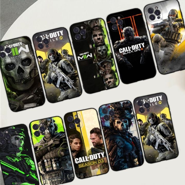 Call of Duty Game Warzone Phone Case For iPhone 14 11 12 13 Mini Pro XS Max Cover 6 7 8 Plus X XR SE 2020 Funda Shell