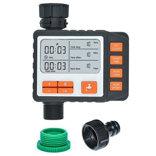 Garden Automatic Watering Device Irrigation Timer, Large Screen ...