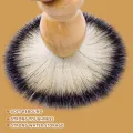 Men Shaving Brush Natural Badger Hair Wood Handle Hair Salon Shave Brush Face Beard Cleaning Appliance Barber Salon Shave Brush. 