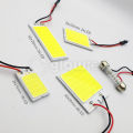 1pc 18 24 36 48 Smd Cob Led Panel Car Auto Bulb Dome Festoon Ba9s 3adapter Dc 12v Glowtec. 