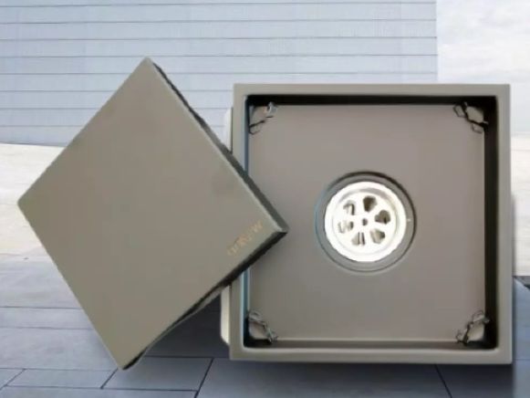 Mcpoloo%20Tile%20Insert%20Gully%20Cover%206''%20x%206''%20Black%20Luxury%20Heavy%20Floor%20Drain%20Strainer%20Bathroom%20Stainless%20Steel%20-%20Image%202