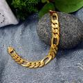 BOOM Gold plated Stylish Rich Look 9MM lara bracelet For All and lover gift for boy friends. 