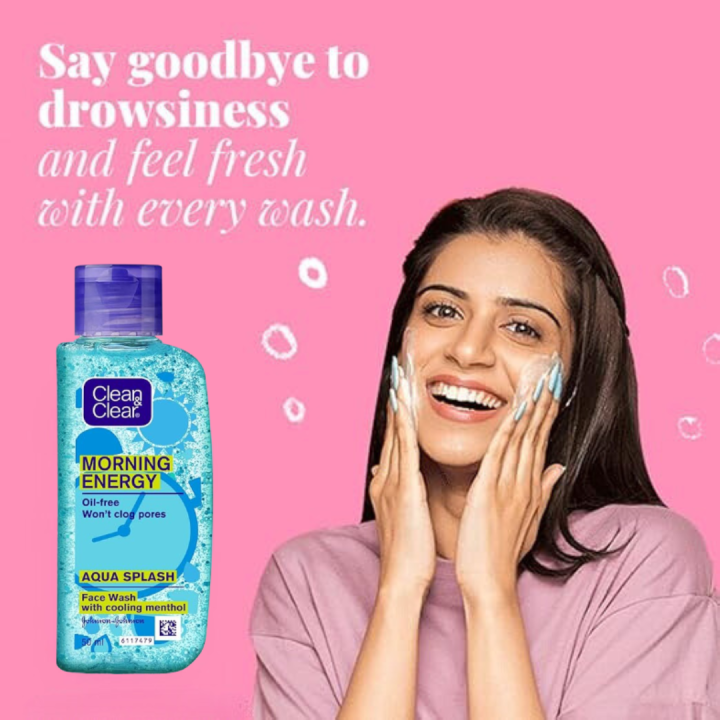 Clean%20&%20Clear%20Face%20Wash%20Morning%20Energy%20with%20Vitamin%20E%20&%20A%20Aqua%20Splash%2050ml%20-%20Image%204