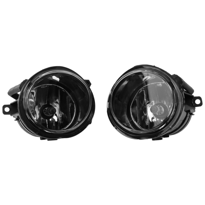 Clear glass fog lights HB4 black pair fits BMW E39 M5 E46 M3 | races