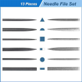 13Pcs Small File Kit Metal Diamond Needle File Kit File Tool Set for Precision Metal File Work Wooden Jewelry Model DIY. 