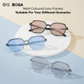 OQ BOGA 15 Styles Unisex Anti UV Photochromic Sunglasses Anti Blue Light Radiation irregular Polygon Frame Computer GlassesI. 