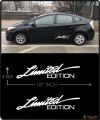 LIMITED EDITION Car Side Body Stickers Prius WAGON R Buddy Van Alto car Mini Car Hybrid Car Sports Car Kdh 2 Piece Double Side Vinyl Decal High Quality Plotter Cutting Luminous & PVC Stickers. 