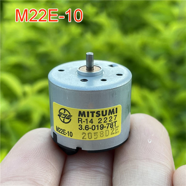 Japan Mitsumi M22e-10/11/12 310 Motor Dc 3.7v-6v 6-Pole Rotor Engine High Torque Rare Magnet For Tattoo Machine Shaver