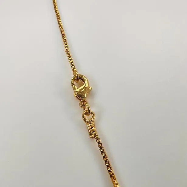 Gold%20Plated%20Guaranteed%2001MM%20New%20Trend%20Stylish%20Box%20Chain%2018%20Inch%20Short%20Beautiful%20Design%20With%20New%20Sun%20Theme%20Fixed%20Stone%20Pendant%20-%20Image%206