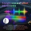 Voice Activated Rhythm Light - White 32 Bead Lamp with RGB Effects. 