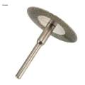 10X Diamond Coated Mini Cutting Disc Wheel Drill Mandrel 20mm without hole. 