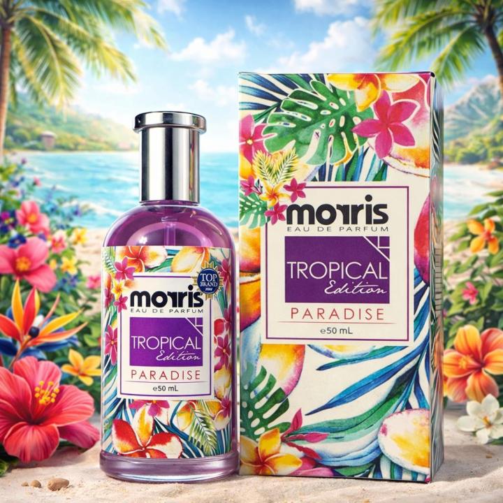 Morris%20Tropical%20Edition%20Paradise%20Eau%20De%20Parfum%2050ml%20%E2%80%93%20Exotic%20Tropical%20Floral%20Long%20Lasting%20Perfume%20-%20Image%202