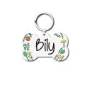 Personalized Custom Pets Cat Name Tags Pendant Customized Papillon Dog ID Tag Collar Accessories Nameplate Metal. 