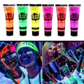 Body Face Paints Set 10ml Face Fluorescent Glow Paint Kids Makeup Luminous Color Body Art Painting Festival Painting Neon Cosplay Pigment Christmas. 