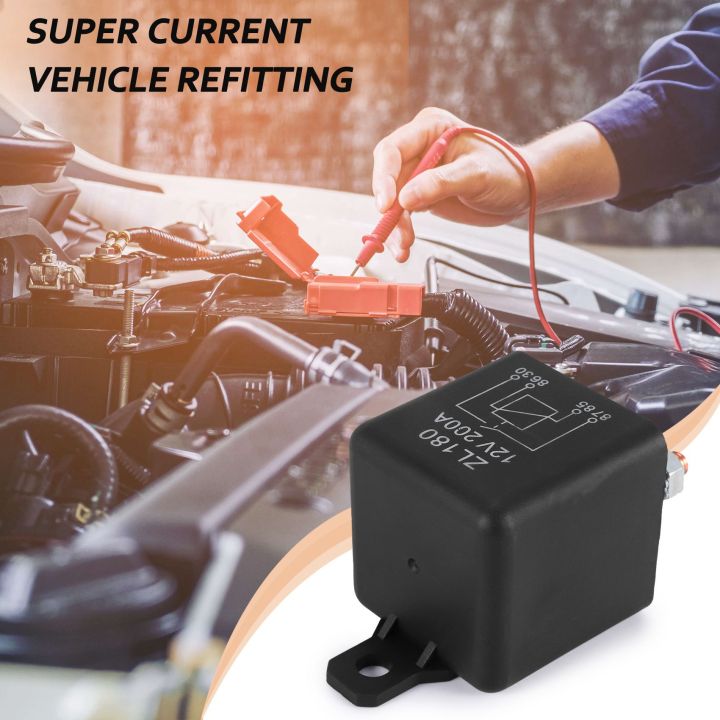 12V%20200A%20Relay%20Car%20Truck%20Engine%20Automobile%20Boat%20Car%20Starter%20Heavy%20Duty%20Split%20Charging%20ZL180%20with%202%20Pin%20Footprint%20+%202%20Terminal%20-%20%5B1%20Set%5D%20-%20Image%203
