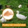 50Pcs Rubber Hair Removal Stick Chicken Poultry Plucker Picker. 