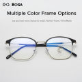 OQ BOGA 3 Styles Unisex Anti Radiation Proof Blue Light Computer Glasses Women Men Fashion Eye Protection Oval Frame Eyeglasses. 