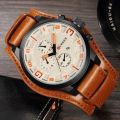 New Curren Luxury Leather Band Wrist Watch For Men Quartz Analog Gents Boys Watches With Date 176108456 Flash_LK. 