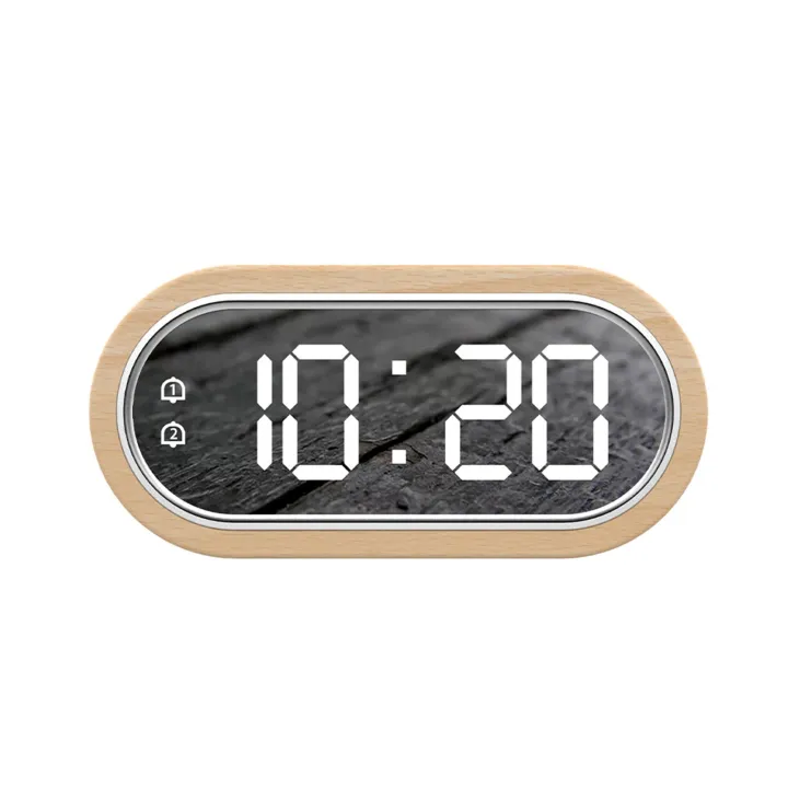 Beech%20wood%20dual%20alarm%20USB%20clock%20LED%20brightness%20-%20Image%207