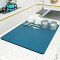 Dish Drying Mat – Non-Slip Kitchen Counter Protector & Absorbent Rack. 