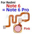 NEW AiinAnt For Xiaomi Redmi Note 6 Pro Plus Prime Home Button Back Touch ID Finger Scanner Fingerprint Sensor Flex Cable. 
