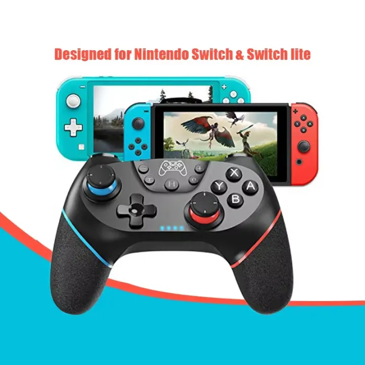 Nintendo Switch Wireless Bluetooth-Compatible Controller For NS/NS Lite ...