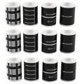 Railway Highway Road Tape 12 Rolls 4.8cmx5M Sticker Traffic Road Adhesive Masking Tape Road for Kids DIY Toy Car Play. 
