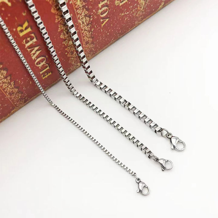 %E3%80%90Hot%20Picks%E3%80%91Stainless%20Steel%20304%20Chain%20Men's%20Korean%20Style%20Titanium%20Necklace%20Women's%20Clavicle%20Chain%20Matching%20Chain%20Bare%20Chain%20-%20Image%203