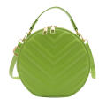 Round Crossbody Bag Fashion Designer Solid Color Handbag Zippered Small Shoulder Bag for Casual Fashion Accessory Women Messenger Bag Girl Female. 