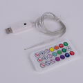 Sp620e Usb Plug Ws2812b Mini Bluetooth Music App Controller Ir 21 Keys For Ws2812 Ws2811 Pixels Addressable Led Strip Dc5v. 